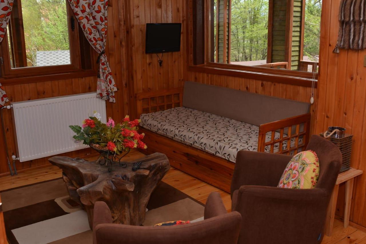 Abant Korudam bungalov butik otel Bagian luar foto