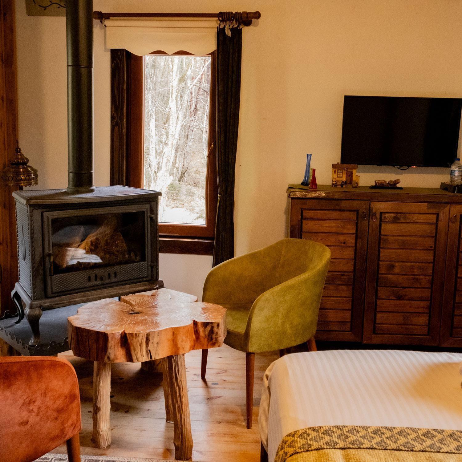 Abant Korudam bungalov butik otel Bagian luar foto